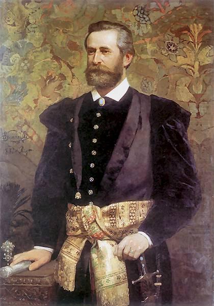 Henryk Siemiradzki Portrait of Ludwik Wodzicki china oil painting image